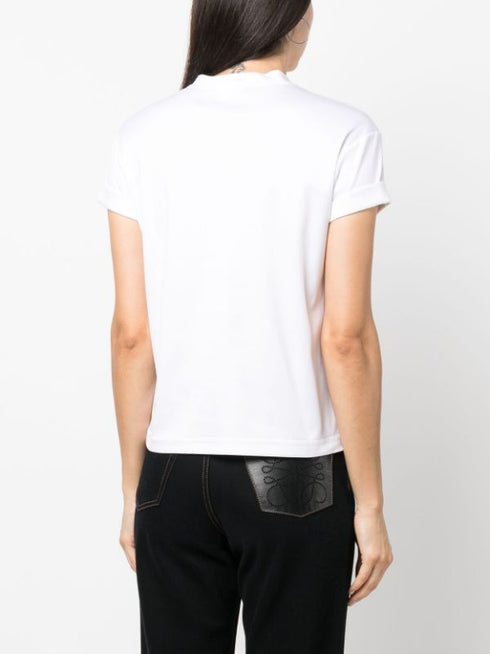 camiseta de algodón con bolsillo de parche